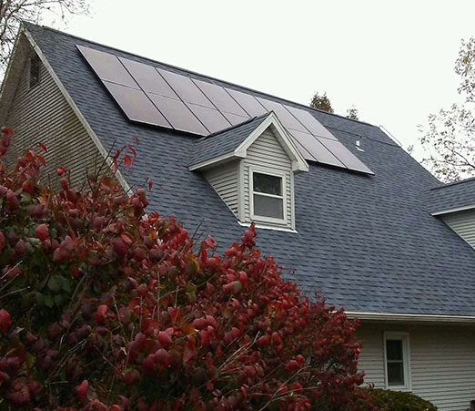 house with solar panels installed by Solar Power Midwest